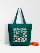 Floral Printed Oversized Shopper Tote Bag